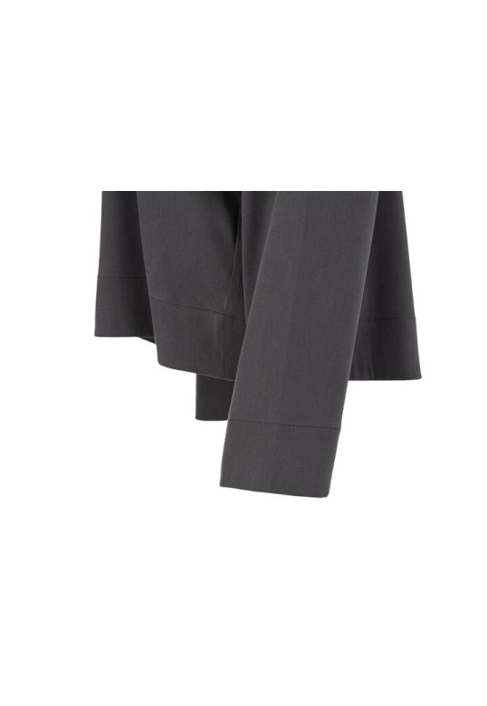 SATIN SANDWASHED TOP ANTHRACITE