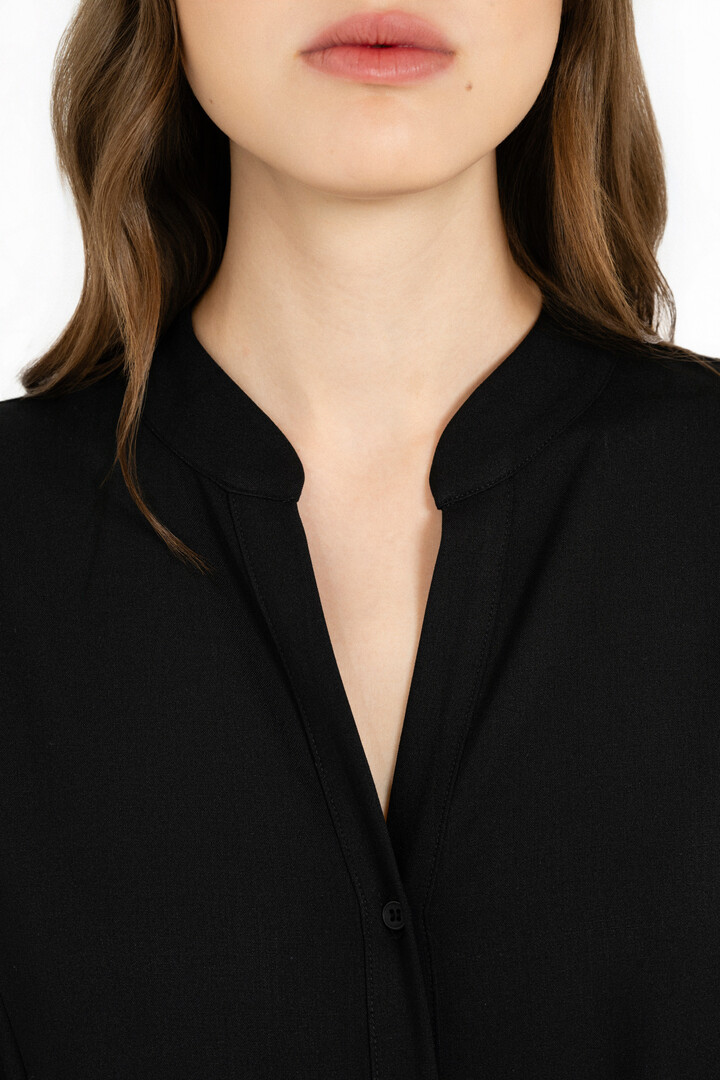 LIGHT T/R SHIRTDRESS BLACK