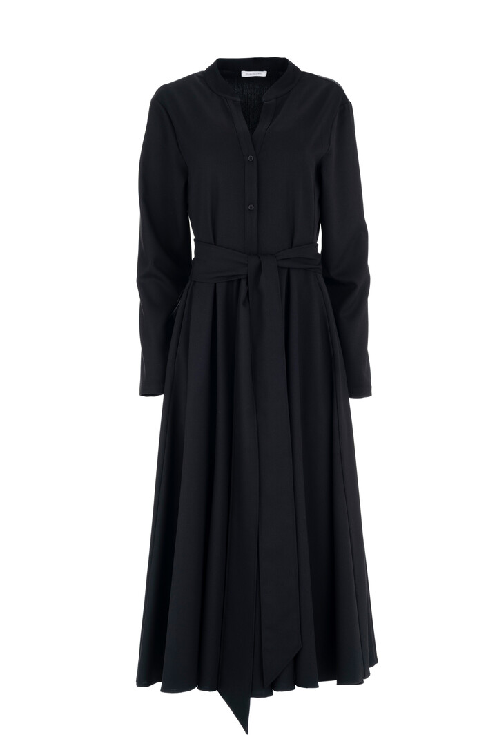 LIGHT T/R SHIRTDRESS BLACK