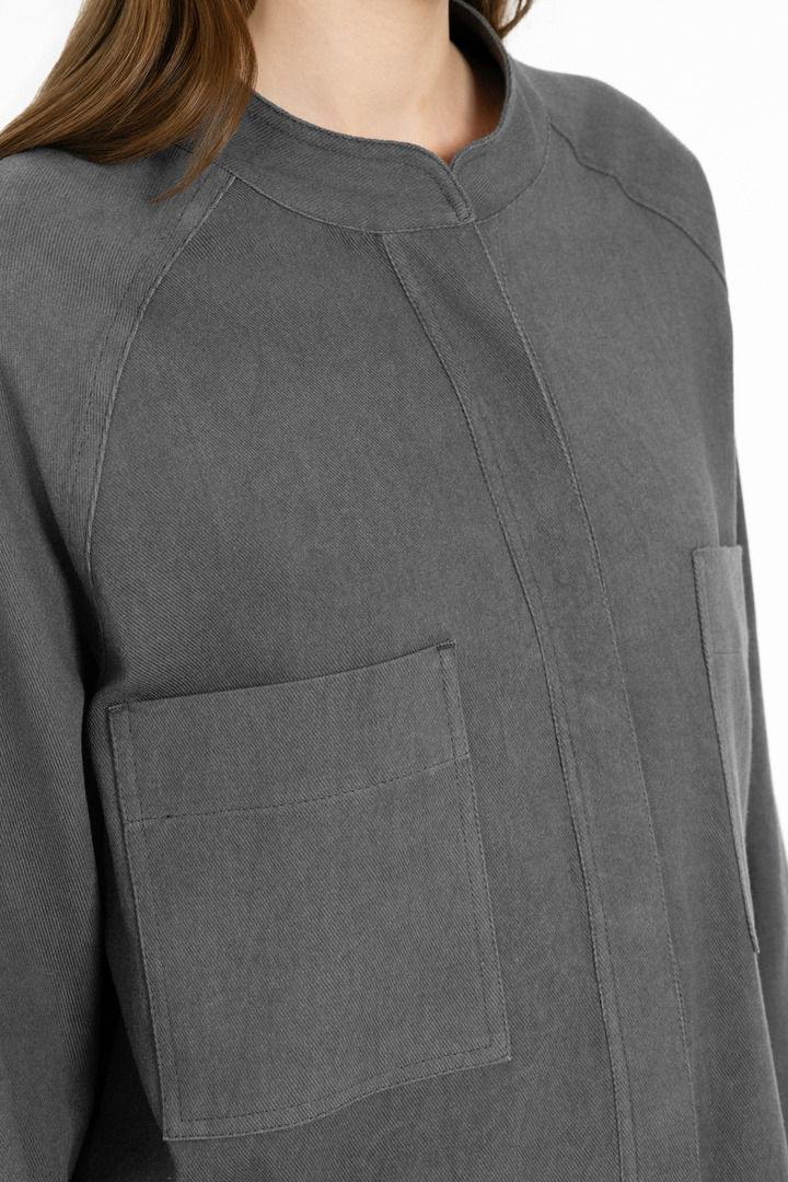 TWILL FADE OUT JACKET ANTHRACITE