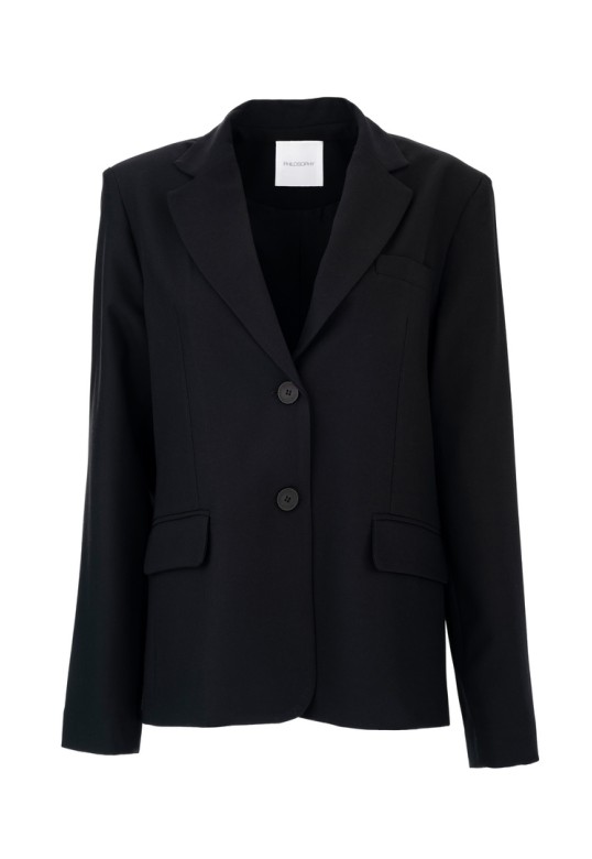 T/R SLIM BLAZER BLACK