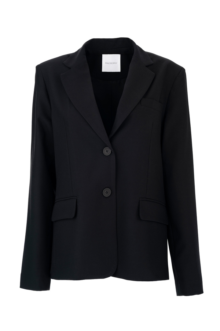 T/R SLIM BLAZER BLACK