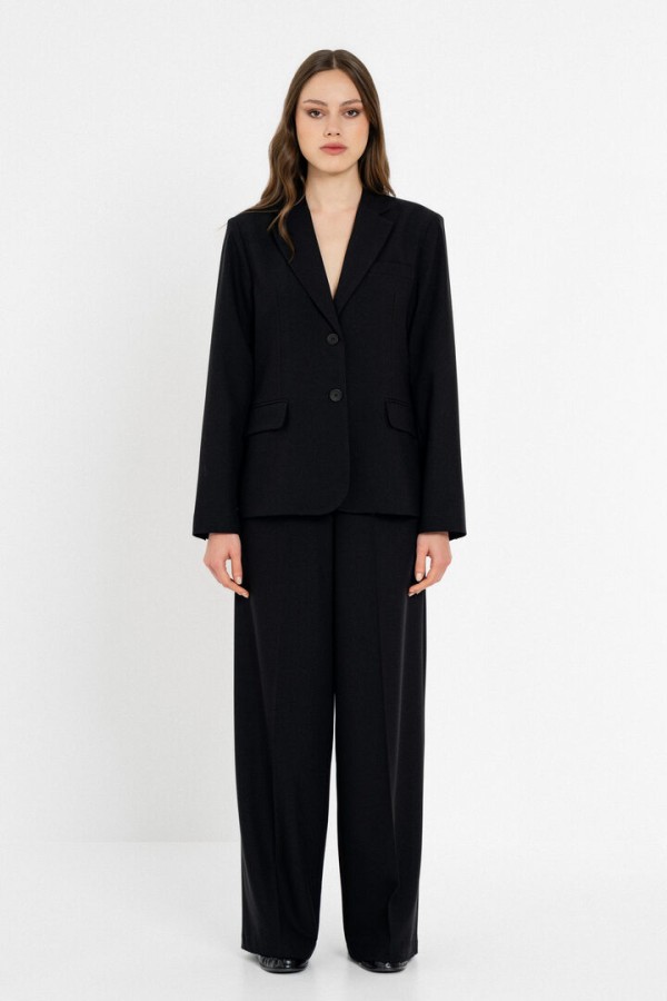 T/R SLIM BLAZER BLACK