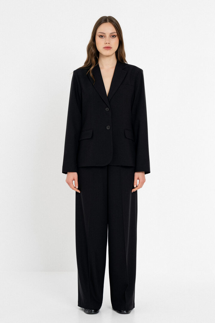 T/R SLIM BLAZER BLACK
