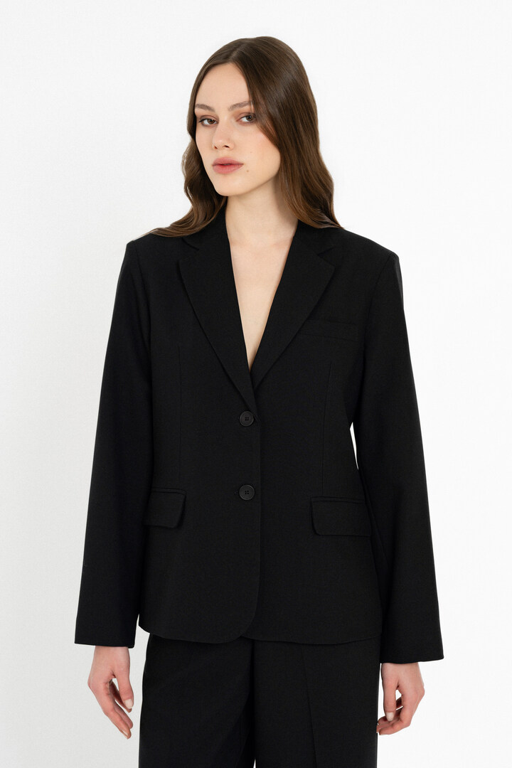 T/R SLIM BLAZER BLACK