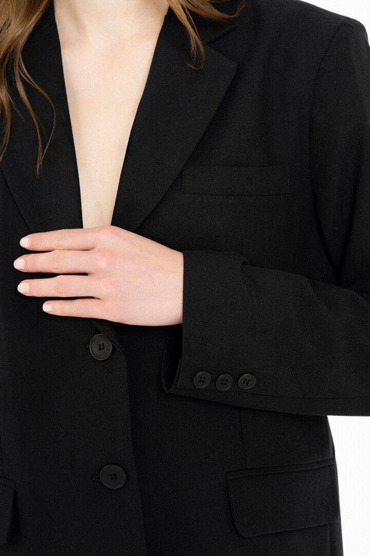 T/R SLIM BLAZER BLACK