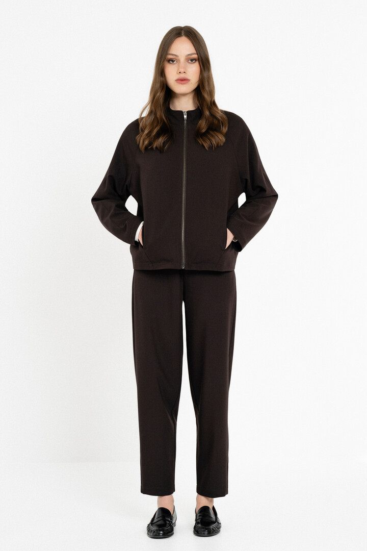 T/R JACKET DARK BROWN