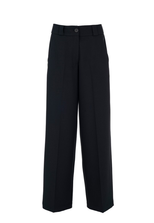 T/R WIDE LEG PANTS BLACK