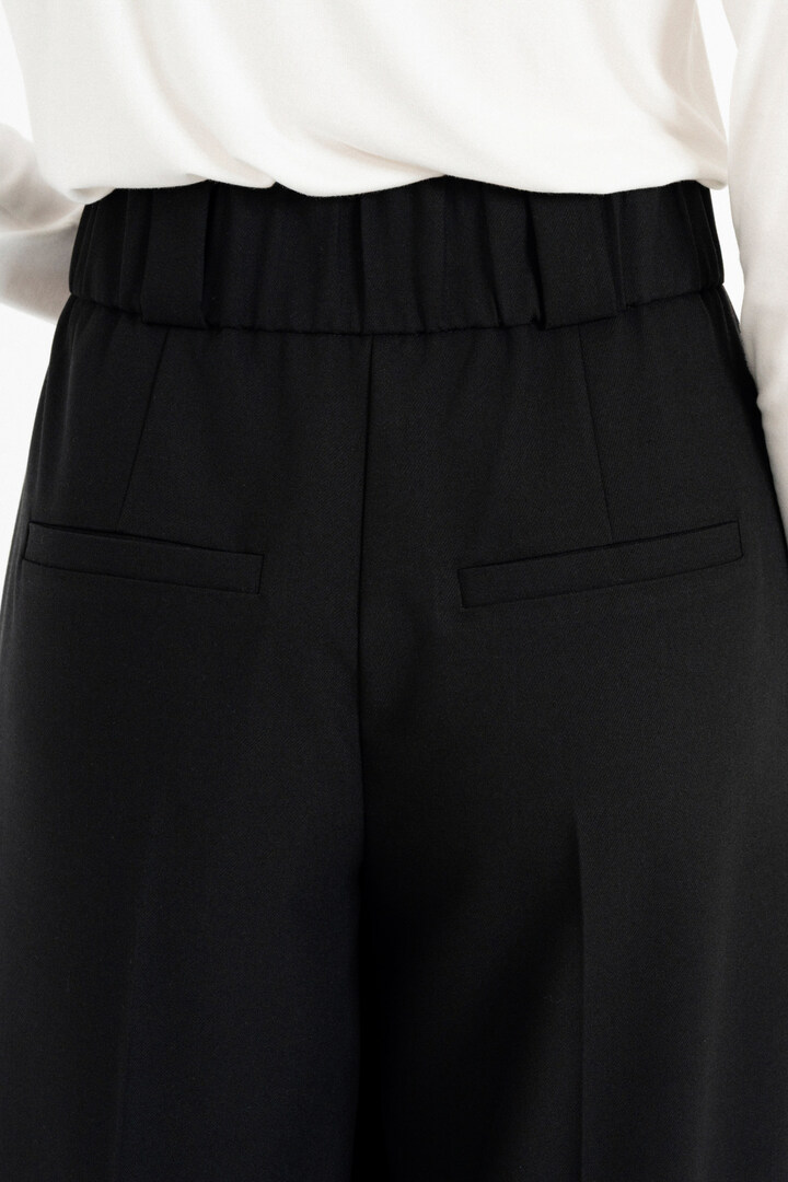T/R WIDE LEG PANTS BLACK