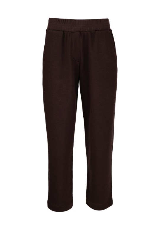 FUTTER SWEATPANTS DARK BROWN