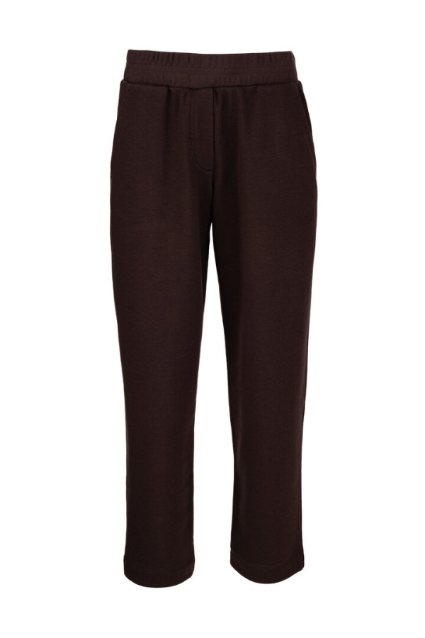 FUTTER SWEATPANTS DARK BROWN