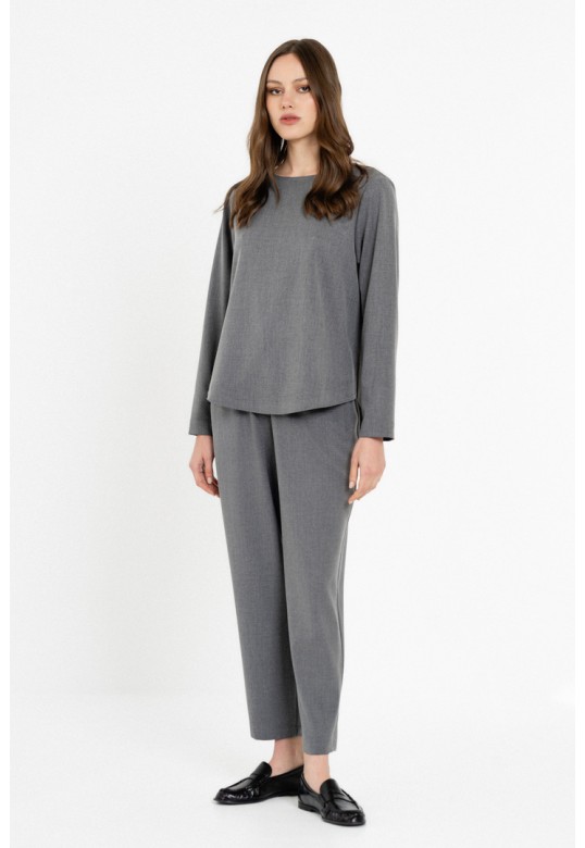 LIGHT T/R JOGGER PANTS GREY MELANGE