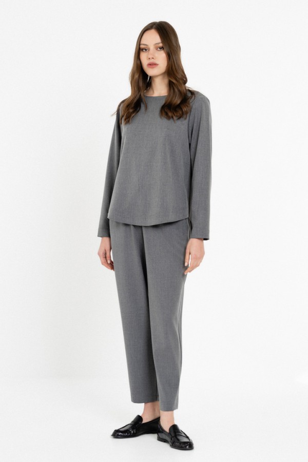 LIGHT T/R JOGGER PANTS GREY MELANGE