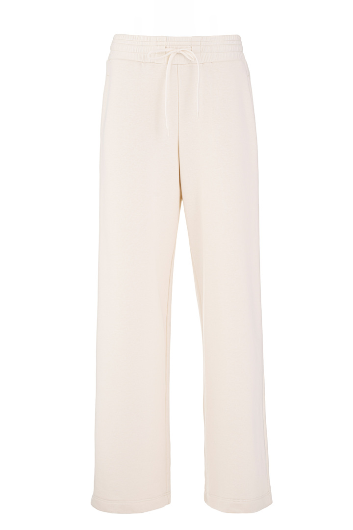 FUTTER WIDE LEG PANTS OFF WHITE