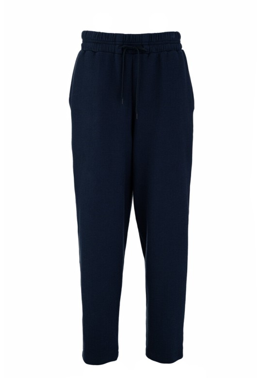 FUTTER WAFFLE PANTS DARK BLUE