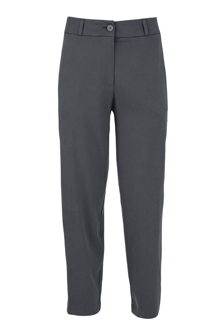 SATIN SADWASHED REGULAR PANTS ANTHRACITE