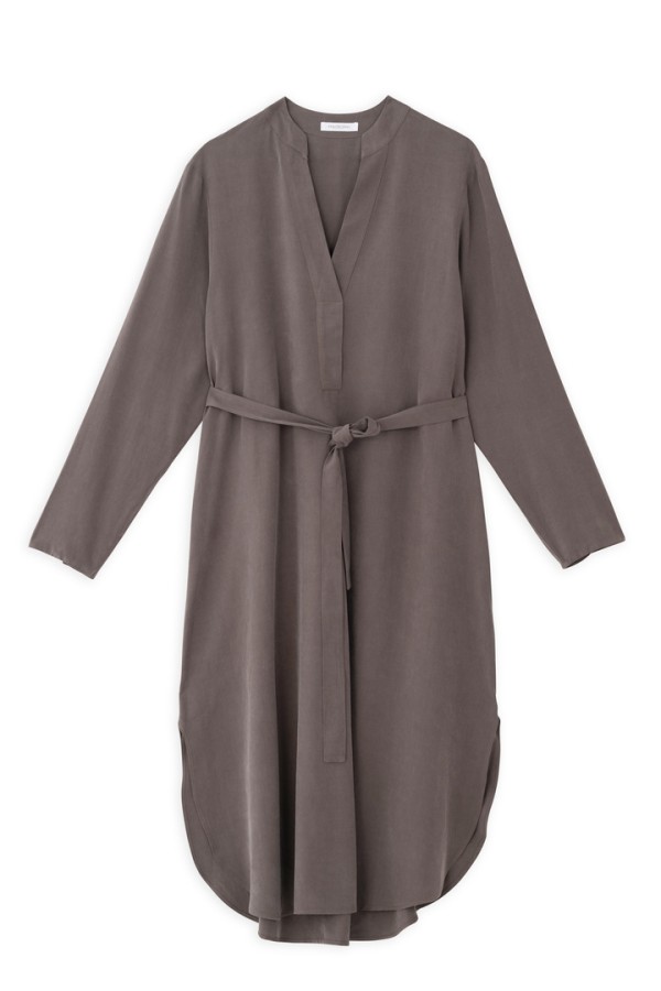 MODAL MIDI DRESS TAUPE