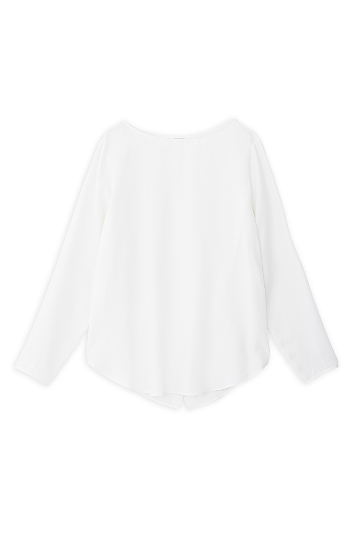 MODAL LONG SLEEVE BLOUSE OFF WHITE