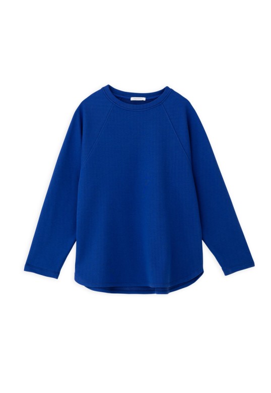 FUTTER LONG SWEATSHIRT ROYAL BLUE