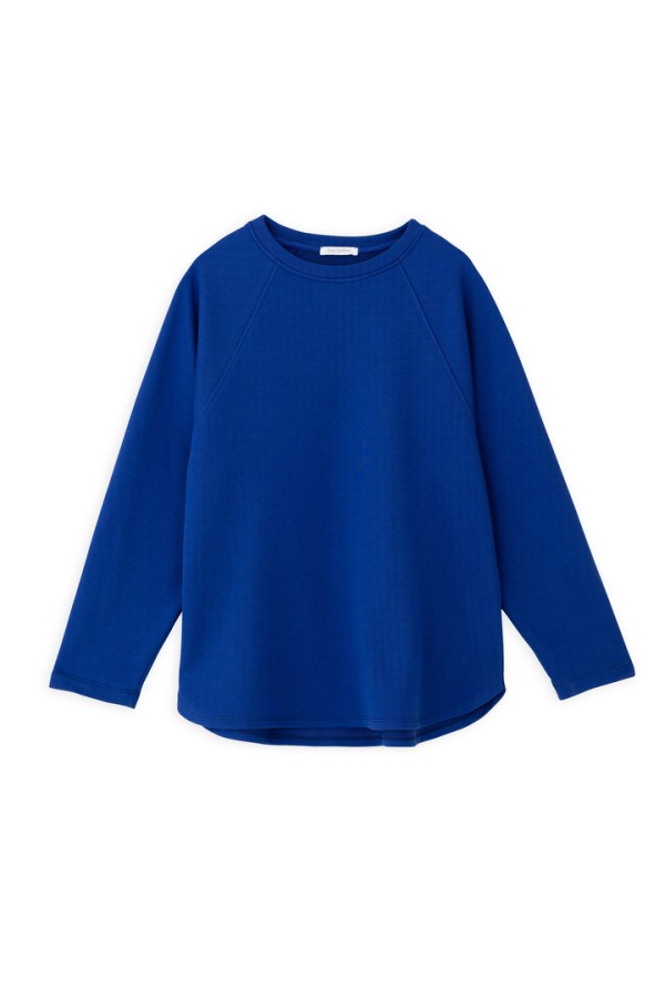 FUTTER LONG SWEATSHIRT ROYAL BLUE