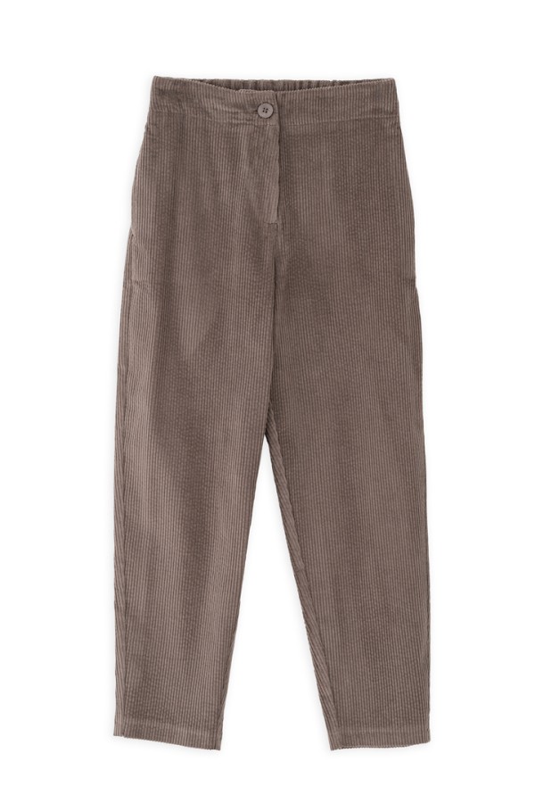 CORDUROY REGULAR FIT PANTS TAUPE