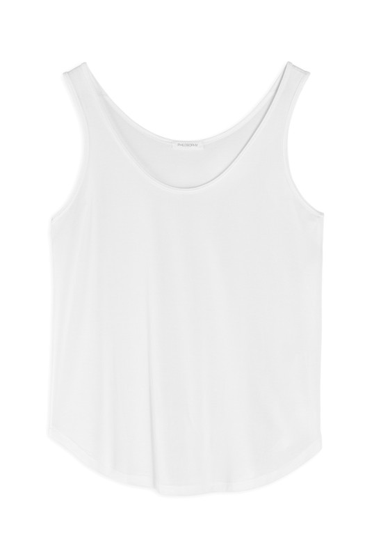BASIC CURPO TANK TOP OFF WHITE