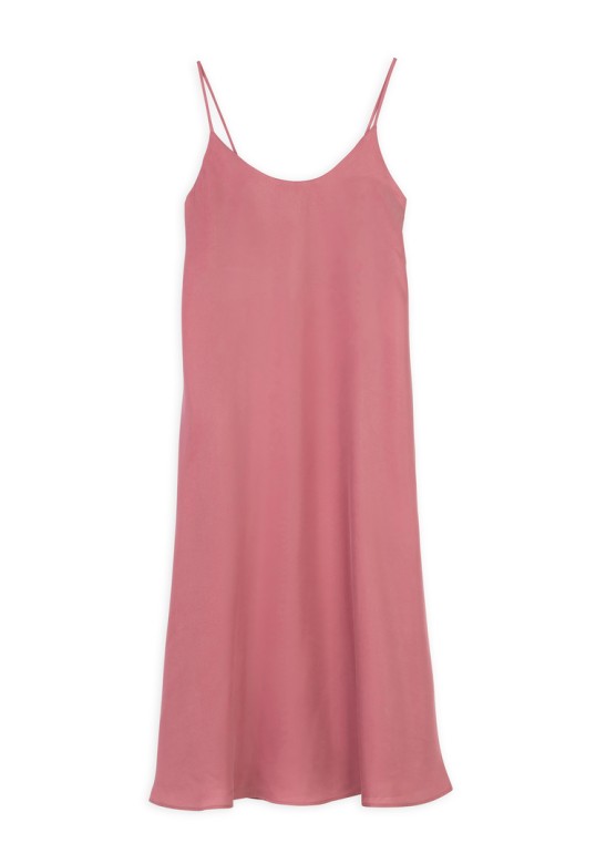 PHILOSOPHY CURPO VISCOSE STRAPPED DRESS PINK