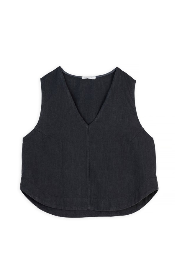 RAMMIE CROPPED TOP ANTHRACITE
