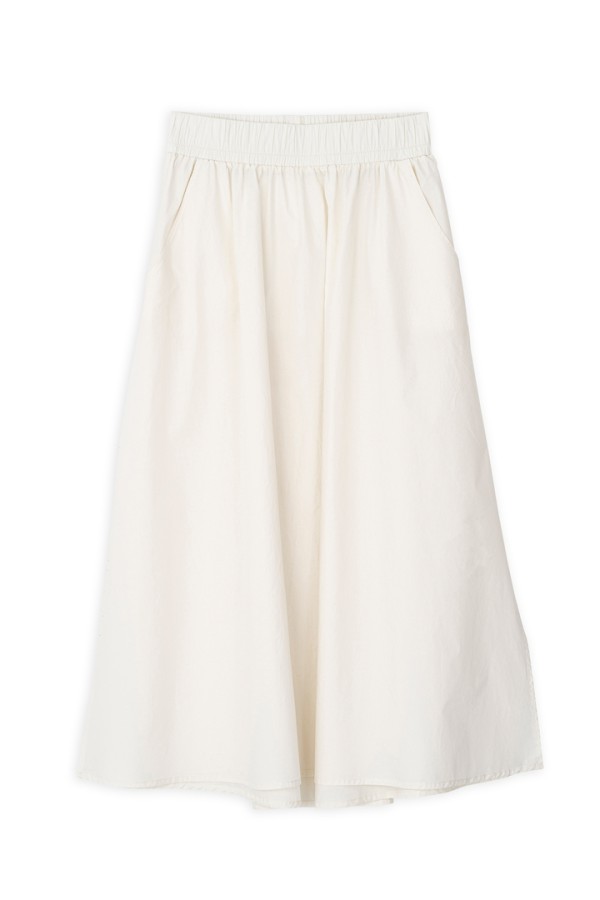 POPLIN SKIRT CREAM