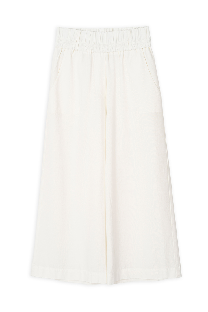 COTTON LYOCELL JUPE CULOTTE OFF WHITE
