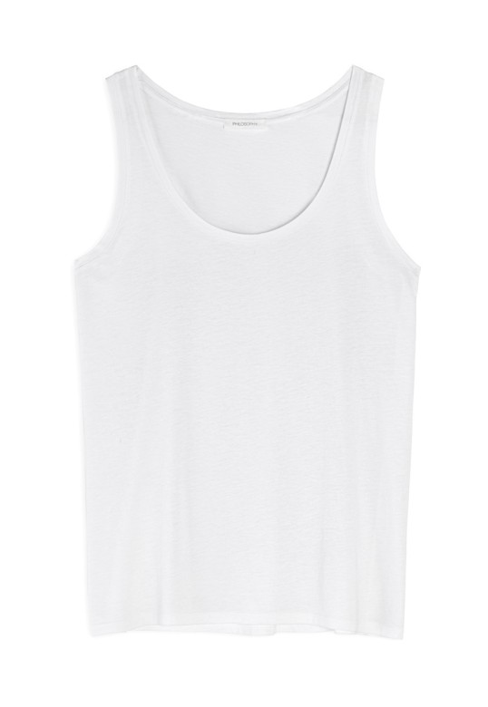 ORGANIC JERSEY TANK TOP WHITE