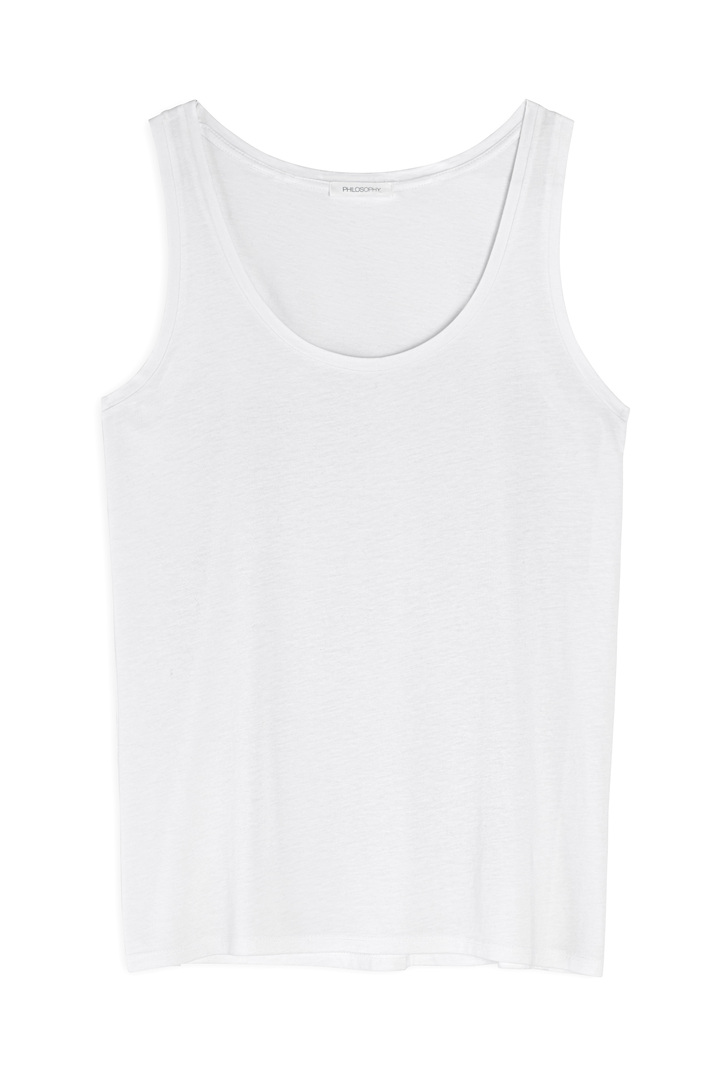 ORGANIC JERSEY TANK TOP WHITE