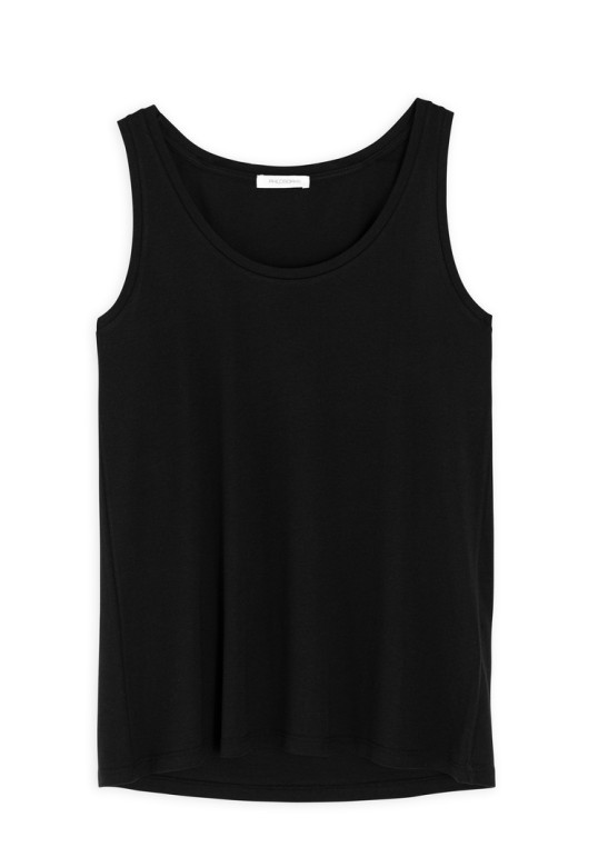 ORGANIC JERSEY TANK TOP BLACK