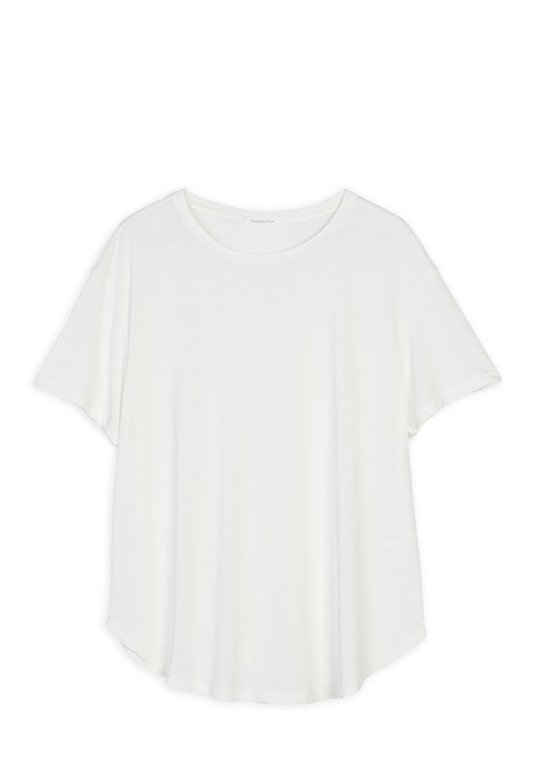 BASIC CUPRO T-SHIRT OFF WHITE