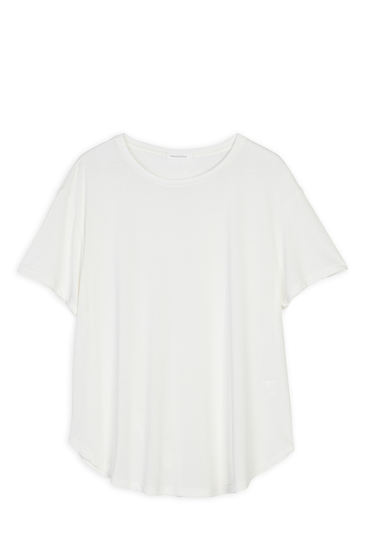 BASIC CUPRO T-SHIRT OFF WHITE