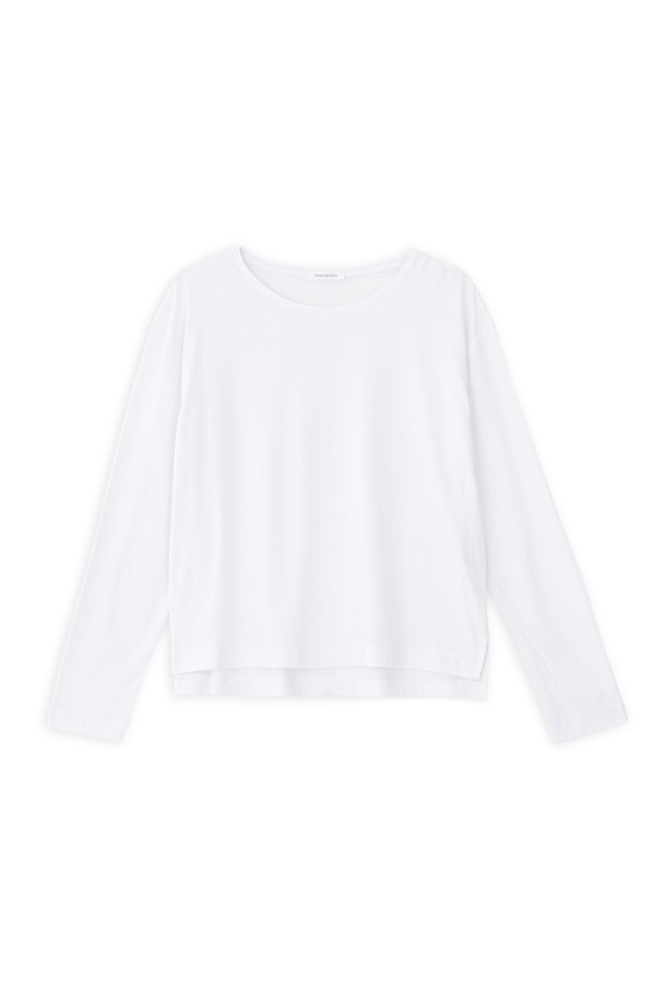ORGANIC JERSEY CROPPED TOP WHITE