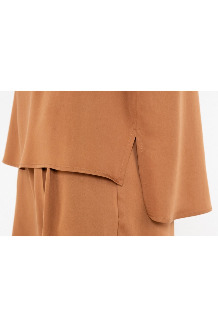 LYOCELL CROPPED TOP CAMEL