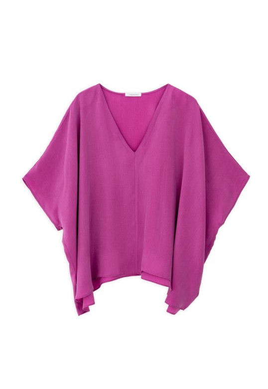 CUPRO OVERSIZED BLOUSE PINK