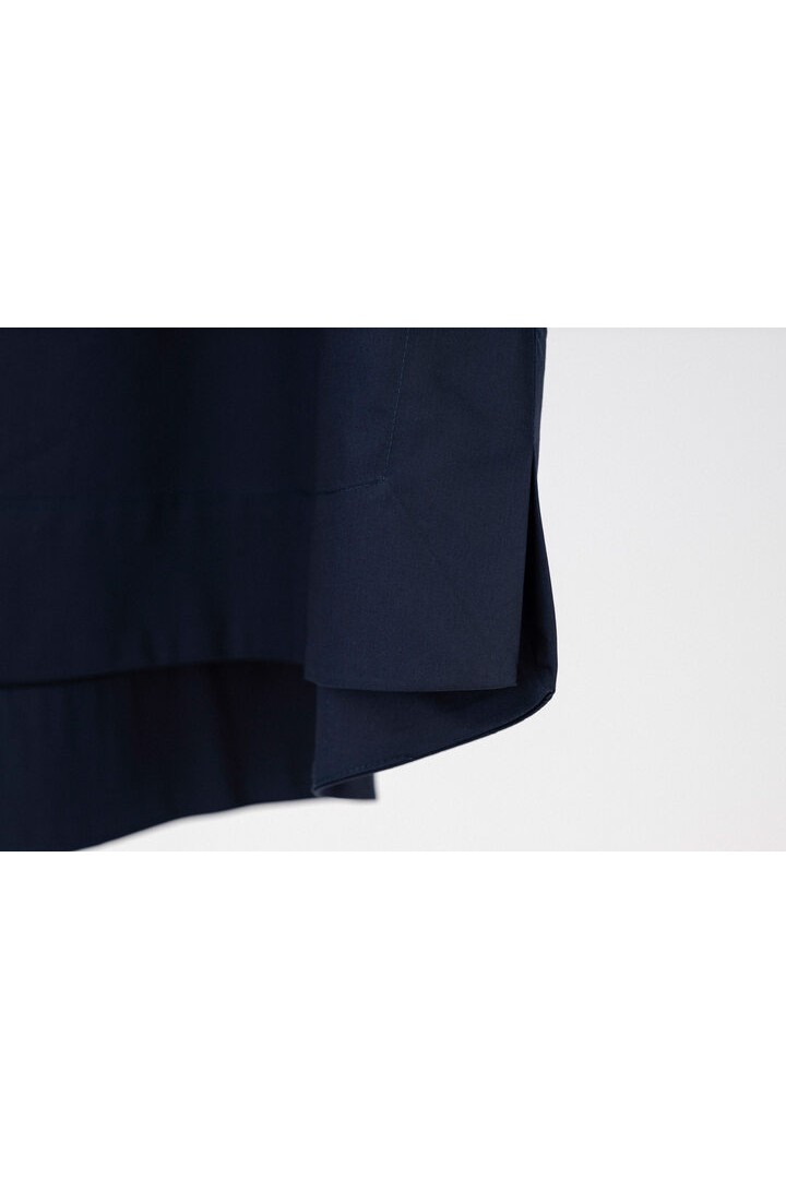 POPLIN LOOSE TOP DARK BLUE