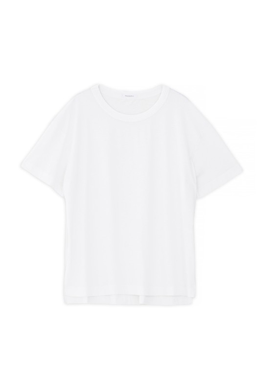 ORGANIC JERSEY OVERSIZED LONG T-SHIRT WHITE