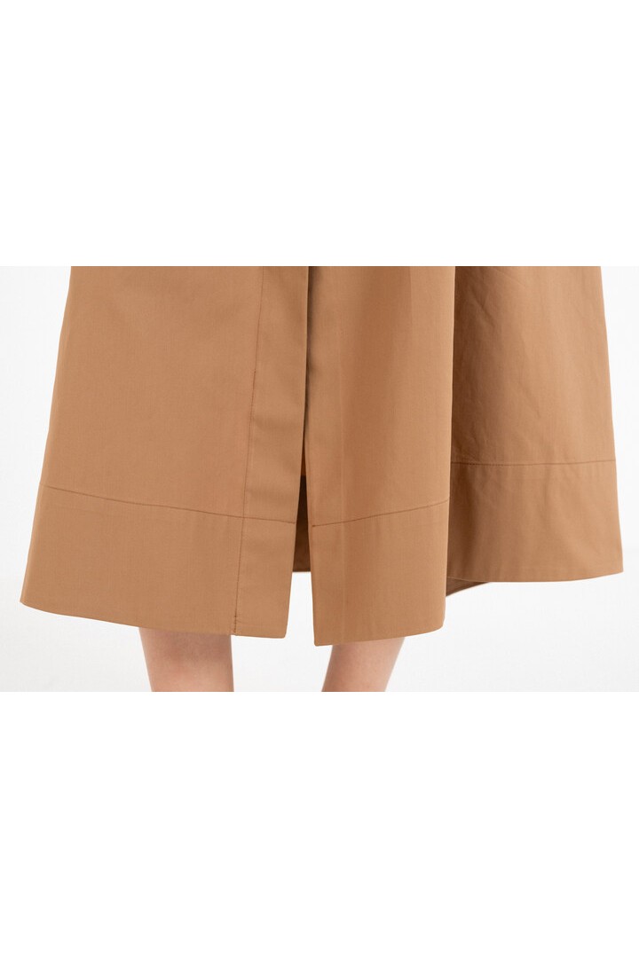 POPLIN SHIRTDRESS CAMEL