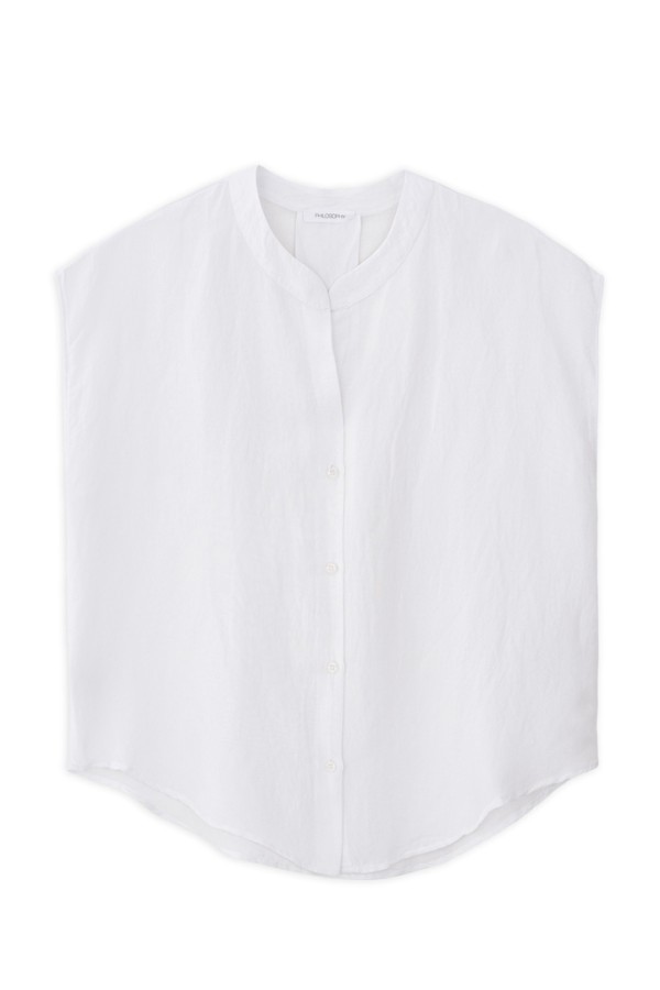 GAUZE LOOSE SHIRT WHITE