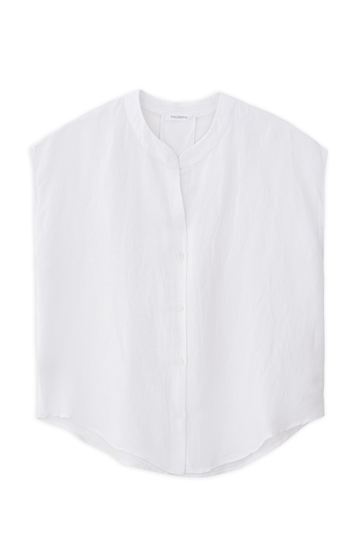 GAUZE LOOSE SHIRT WHITE