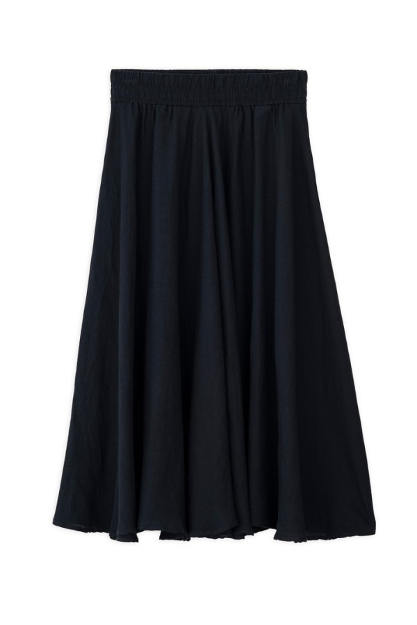 GAUZE SKIRT BLACK