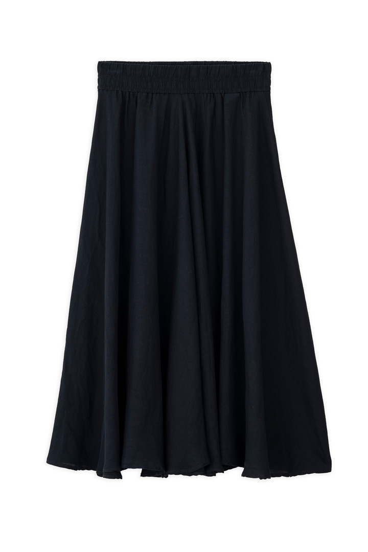 GAUZE SKIRT BLACK
