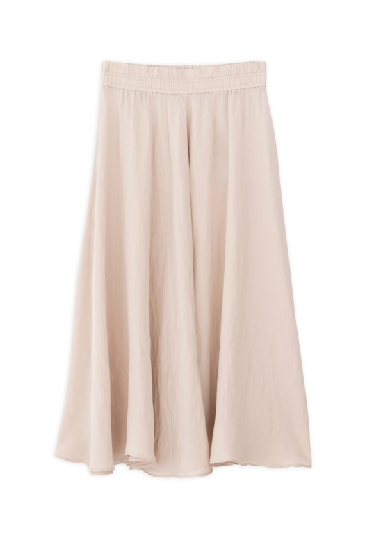 GAUZE SKIRT LIGHT BEIGE