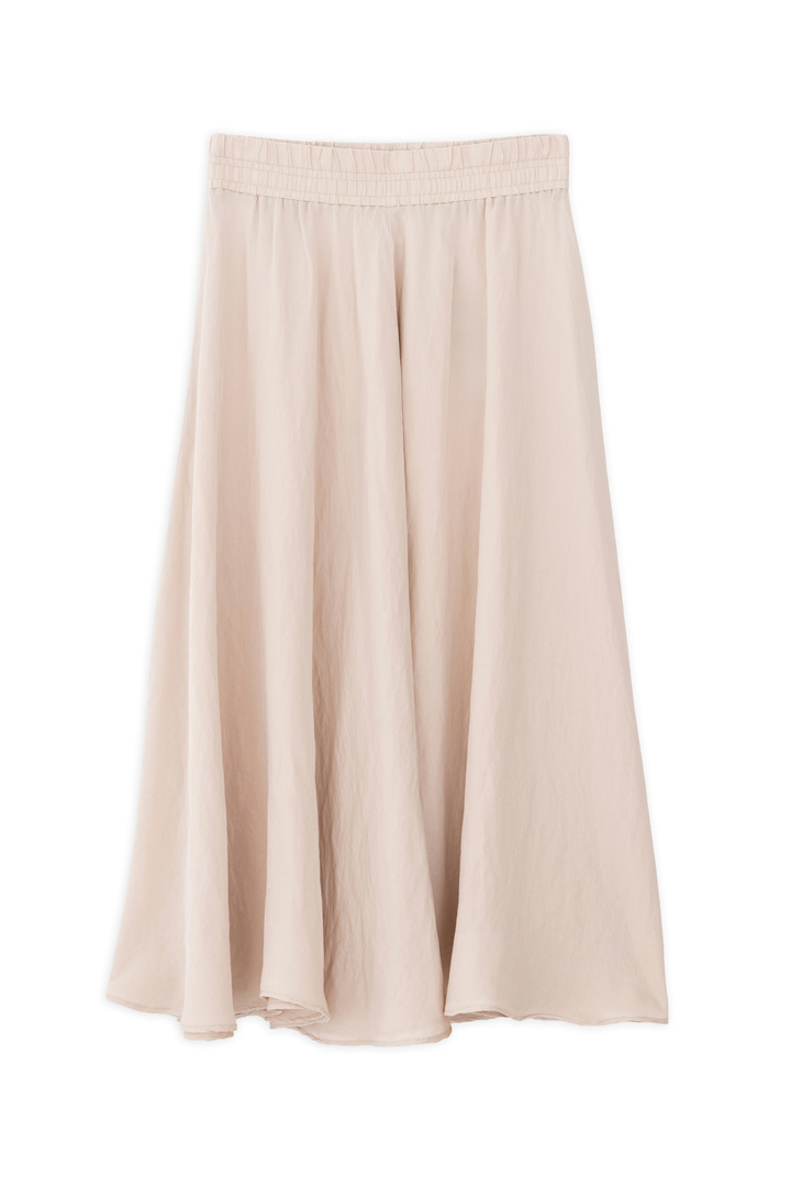 GAUZE SKIRT LIGHT BEIGE