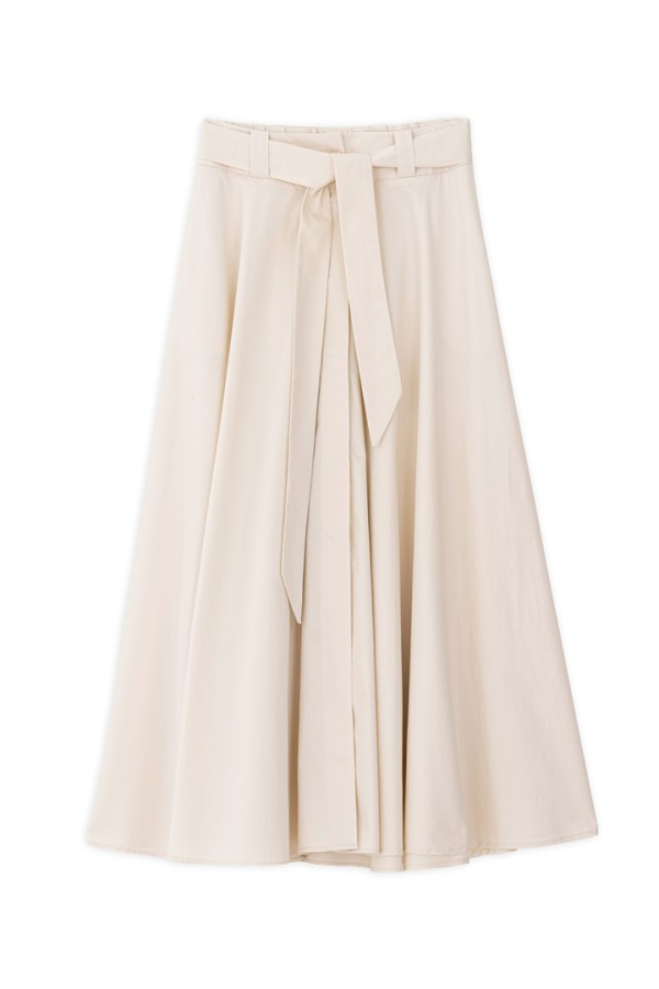 POPLIN SKIRT CREAM