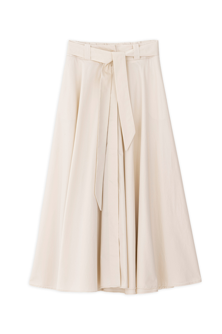 POPLIN SKIRT CREAM