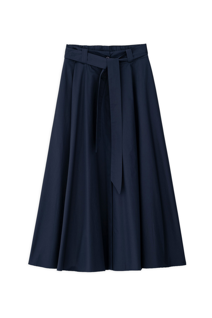 POPLIN SKIRT DARK BLUE